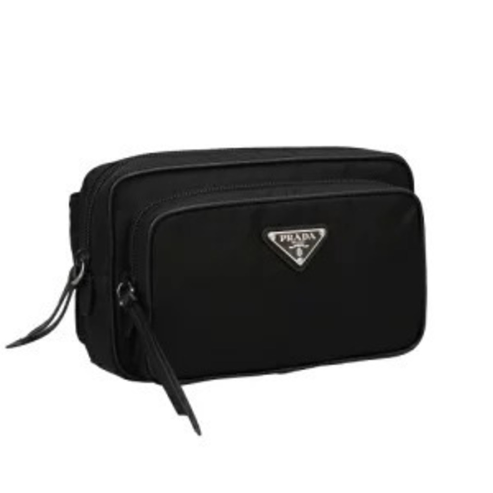 Prada Bag Belt V Body Black YOO Nero Crossbody Black Bum Black